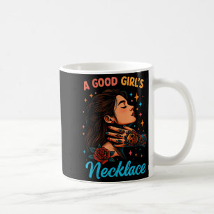 Mug Citation de collier préféré d'une bonne fille