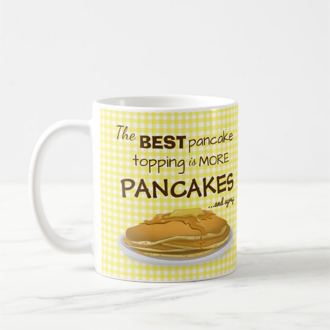Mug Citation de coupure de crêpes et sirop (Gauche)