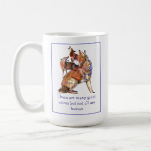 Mug Citation de Coyotes Inspirationnels Humains de Voi