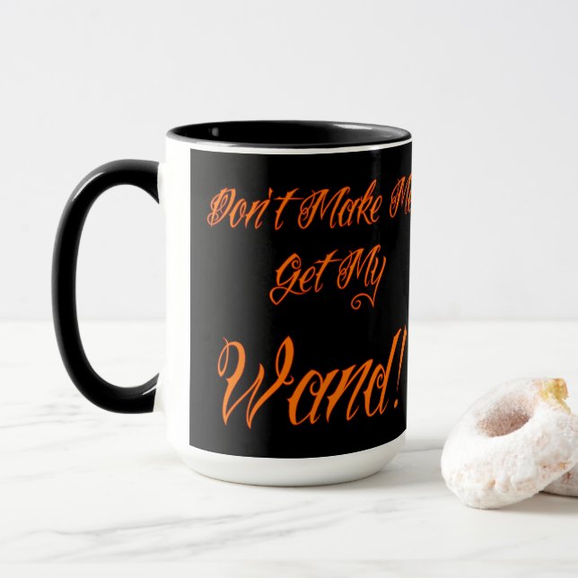 Mug Citation de cuisine d'Halloween (Avec donut)