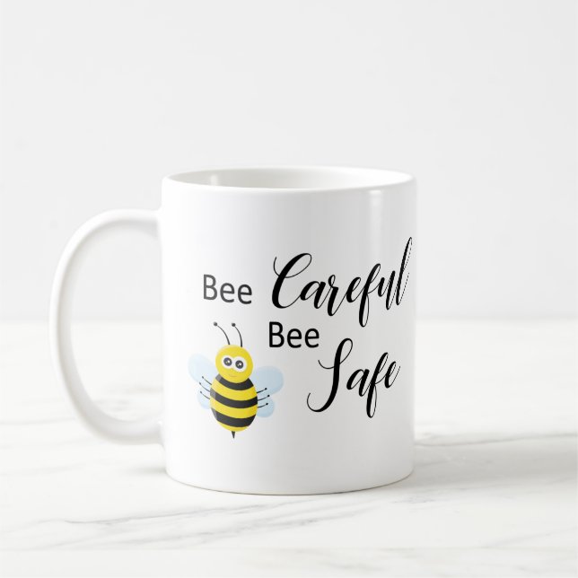 Mug Citation de dérangement social Soyez sûr mignon Be (Gauche)