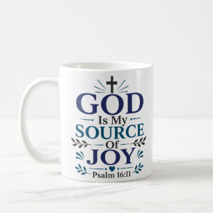 Mug Citation de dévotion quotidienne : Dieu est ma sou