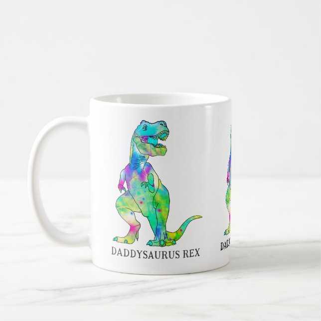 Mug Citation de Dinosaur papa amusant (Gauche)