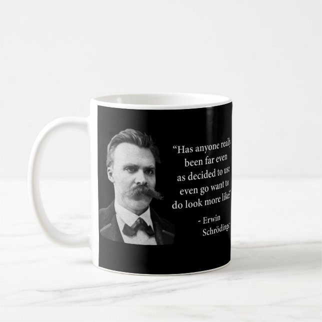 Mug Citation de Friedrich Nietzsche Troll (Gauche)