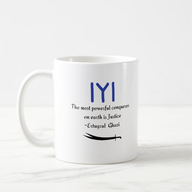 Mug Citation de Kayi Ertugrul Ghazi sur la justice (Gauche)