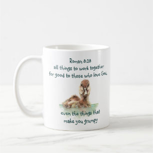 Mug Citation de la Bible Inspirationnelle Rom 8:28 Tra
