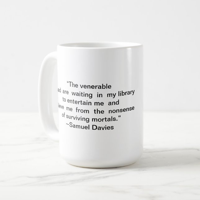 Mug Citation de la bibliothèque Book Lover (Devant gauche)