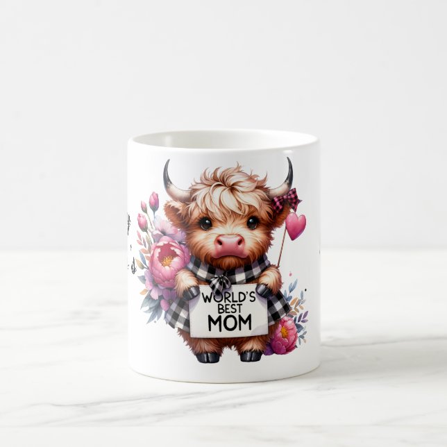 Mug Citation de la Fête des Mères/Vache personnalisée (Centre)