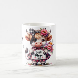 Mug Citation de la Fête des Mères/Vache personnalisée