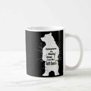Mug Citation de la Randonnée de camping de l'ours fore