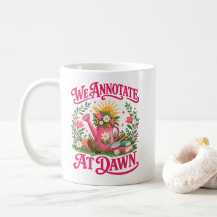 Mug Citation de l'amoureux de livres "Nous annotons à 
