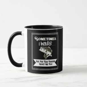 Mug Citation de large ouverture drôle de pêche au bar