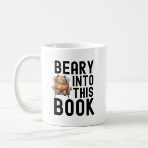 Mug Citation de l'auteur du livre de lecture de l'ours