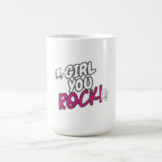Mug Citation de l'autonomisation de la fille You Rock
