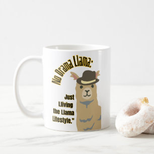 Mug citation de llama