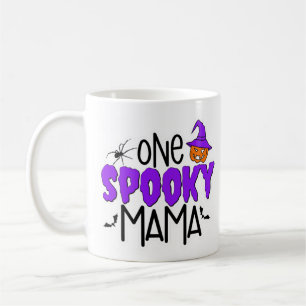 Mug Citation de Mama éffrayante Citrouille d'Halloween