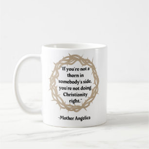 Mug Citation de Mère Angelica Thorn