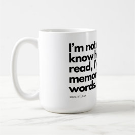 Mug Citation de Nick Miller