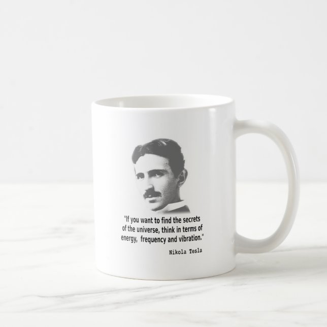 Mug Citation De Nikola Tesla (Droite)