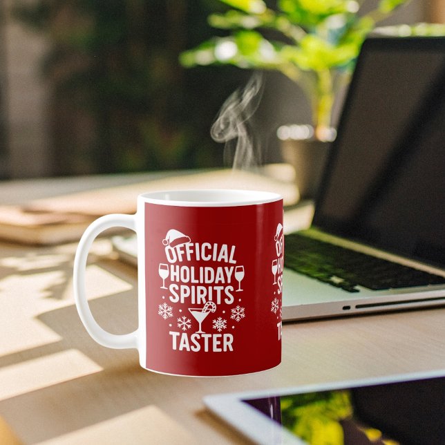 Mug Citation de Noël humoristique fête spiritueux roug (Créateur téléchargé)