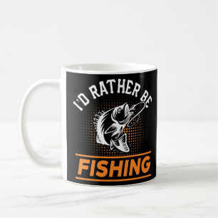 Mug Citation de pêche Je préfère être Pêche Hommes Fem