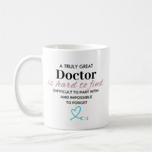 Mug Citation de reconnaissance pour un excellent docte