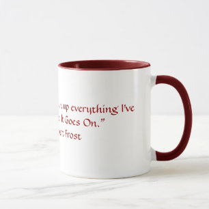 Mug Citation de Robert Frost