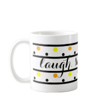 Citation de sourire Pois orange jaune