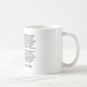 Mug Citation de théorie de meule de foin d'aiguille d