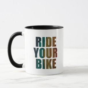 Mug Citation de VTT motivationnelle - Cyclisme drôle