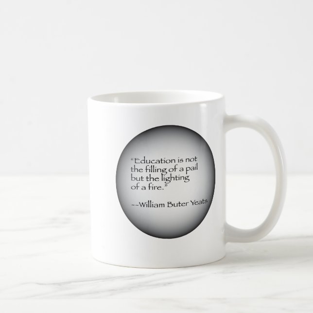Mug Citation de William Butler Yeats (Droite)