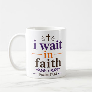 Mug Citation d'encouragement de l'Écriture sur la foi