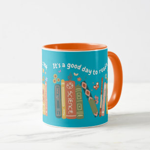 Mug Citation des amateurs de livres, C'est un bon jour
