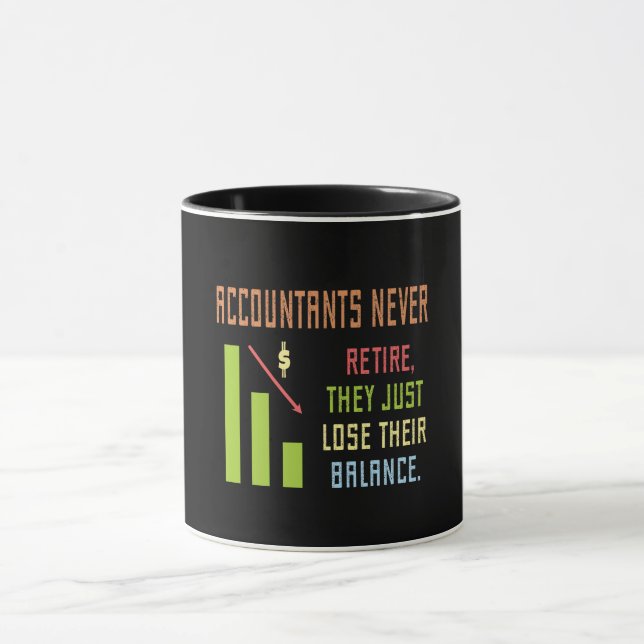 Mug Citation d'expert-comptable drôle (Centre)