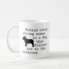 Mug Citation d'humour de chien - Bouledogue français
