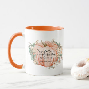 Mug Citation d'octobre d'Anne of Green Gables
