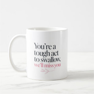 Mug Citation drôle de beignet pour un collègue ayant u