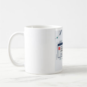Mug Citation drôle de bureau selon mon dernier courrie
