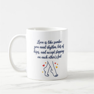 Mug Citation drôle de danse pour couples