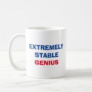 Mug Citation drôle de Donald Trump, un génie extrêmeme