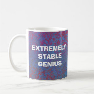Mug Citation drôle de Donald Trump, un génie extrêmeme