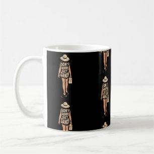 Mug Citation drôle de fille de plage Ne t'inquiète pas