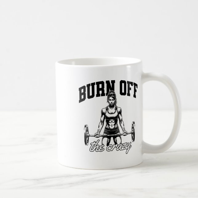 Mug Citation drôle de musculation et de force (Droite)