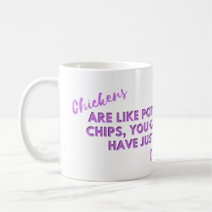 Mug Citation Drôle De Poulet : Poulets Pommes De Terre