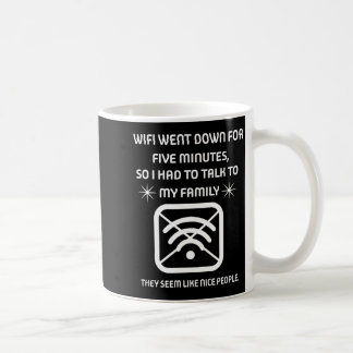 Mug Citation drôle de Wifi en panne Cadeau de nerd inf