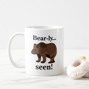 Mug Citation drôle d'humour d'animal d'ours brun