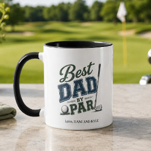 Mug Citation drôle Meilleur Papa par Par Golf Café