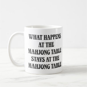 Mug Citation drôle pour amateur de Mahjong, humour Mah