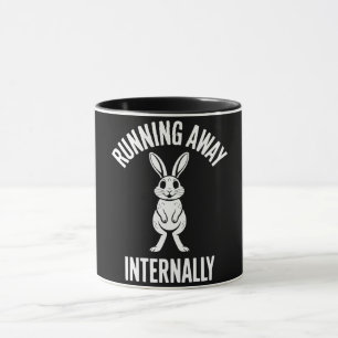 Mug Citation drôle pour fuir en interne humour sarcasm