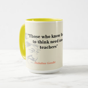 Mug Citation Du Mahatma Gandhi Sur La Pensée